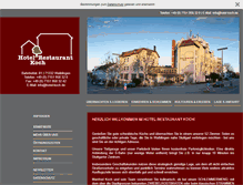 Tablet Screenshot of hotel-koch.de